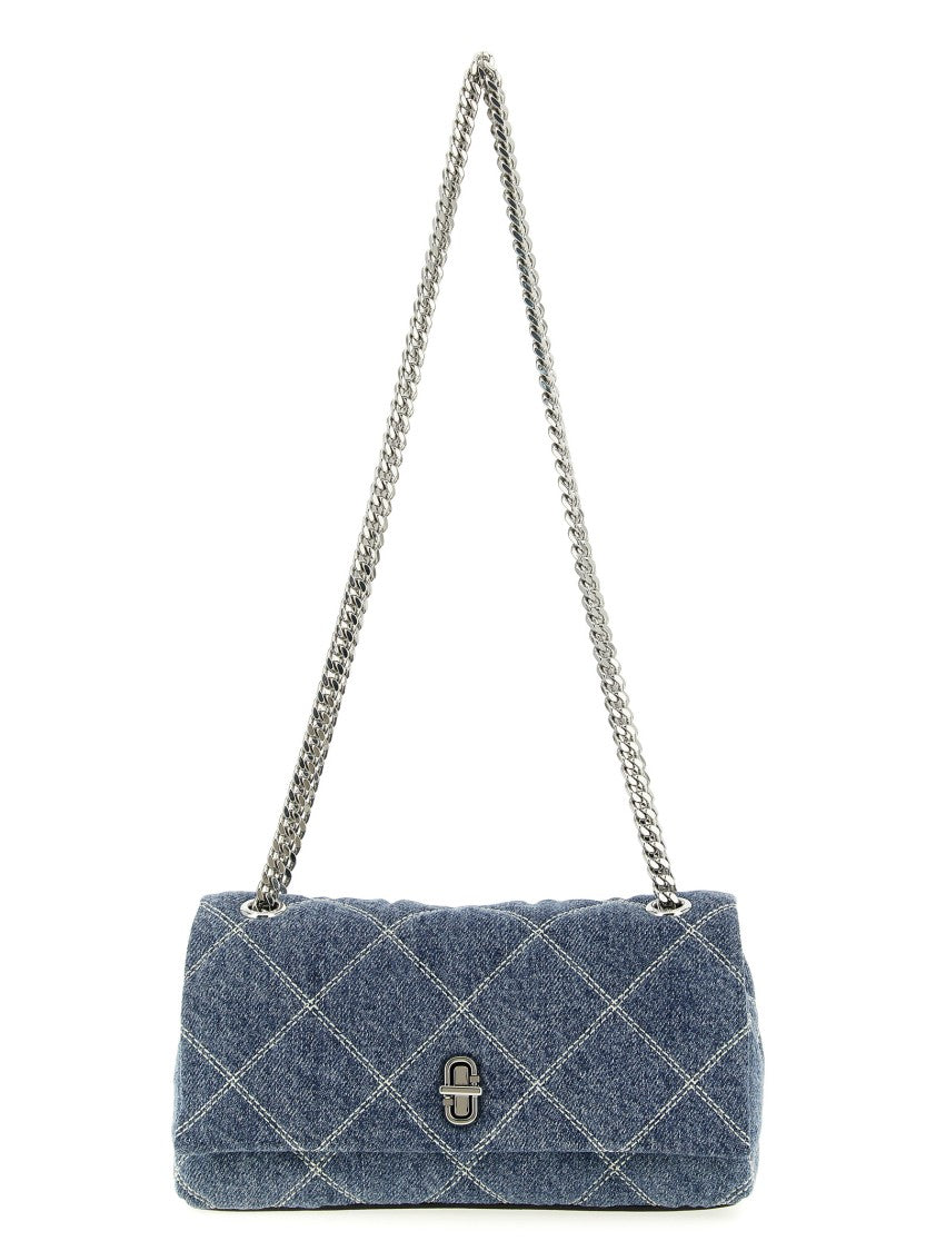 Marc Jacobs 'The Quilted Denim Dual Chain' Shoulder Bag