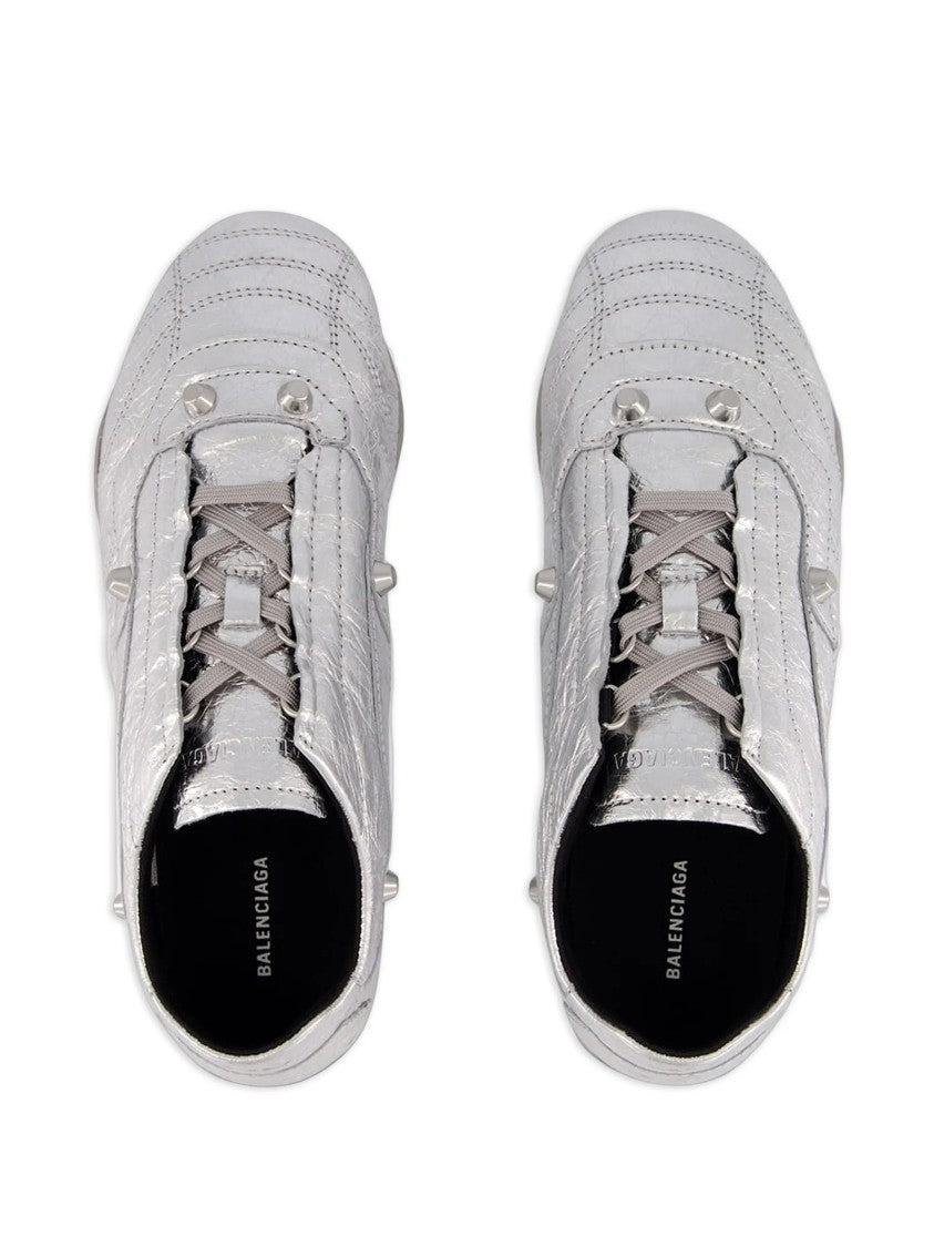 Balenciaga City Silver Metallic Sneakers