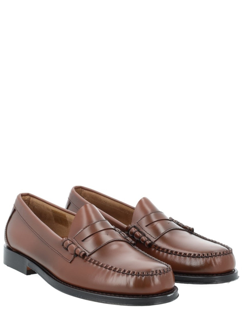 G.H. Bass Brown Weejun Heritage Larson Loafers