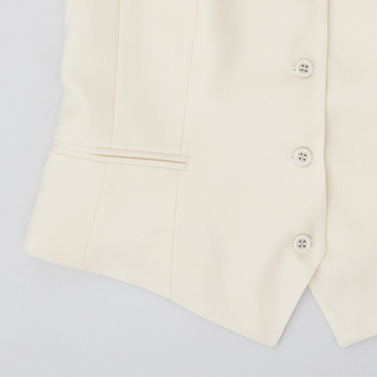 Officine Generale Classic Waistcoat With Fabric-Covered Buttons