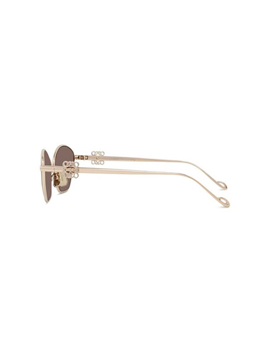 Loewe Metallic Lw40115u Angular Frame Sunglasses