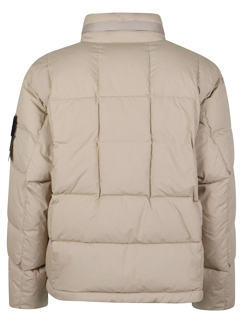Stone Island Rds Boxy Quilted Cotton-Blend Down Jacket
