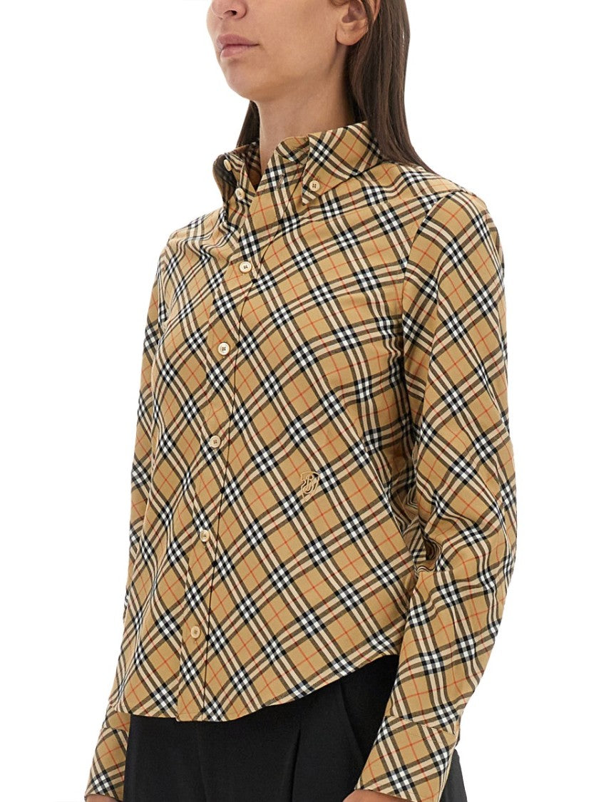 Burberry Slim-Fit Cotton Check Shirt