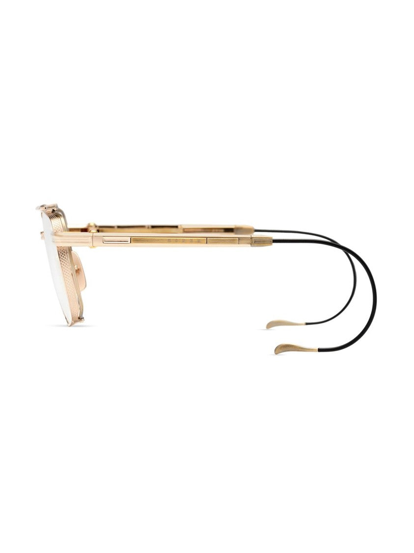Dita Gold Dex019/A/03 Rectangular Green Sunglasses
