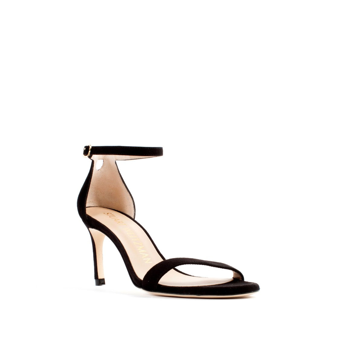 Stuart Weitzman Black Suede Sandals