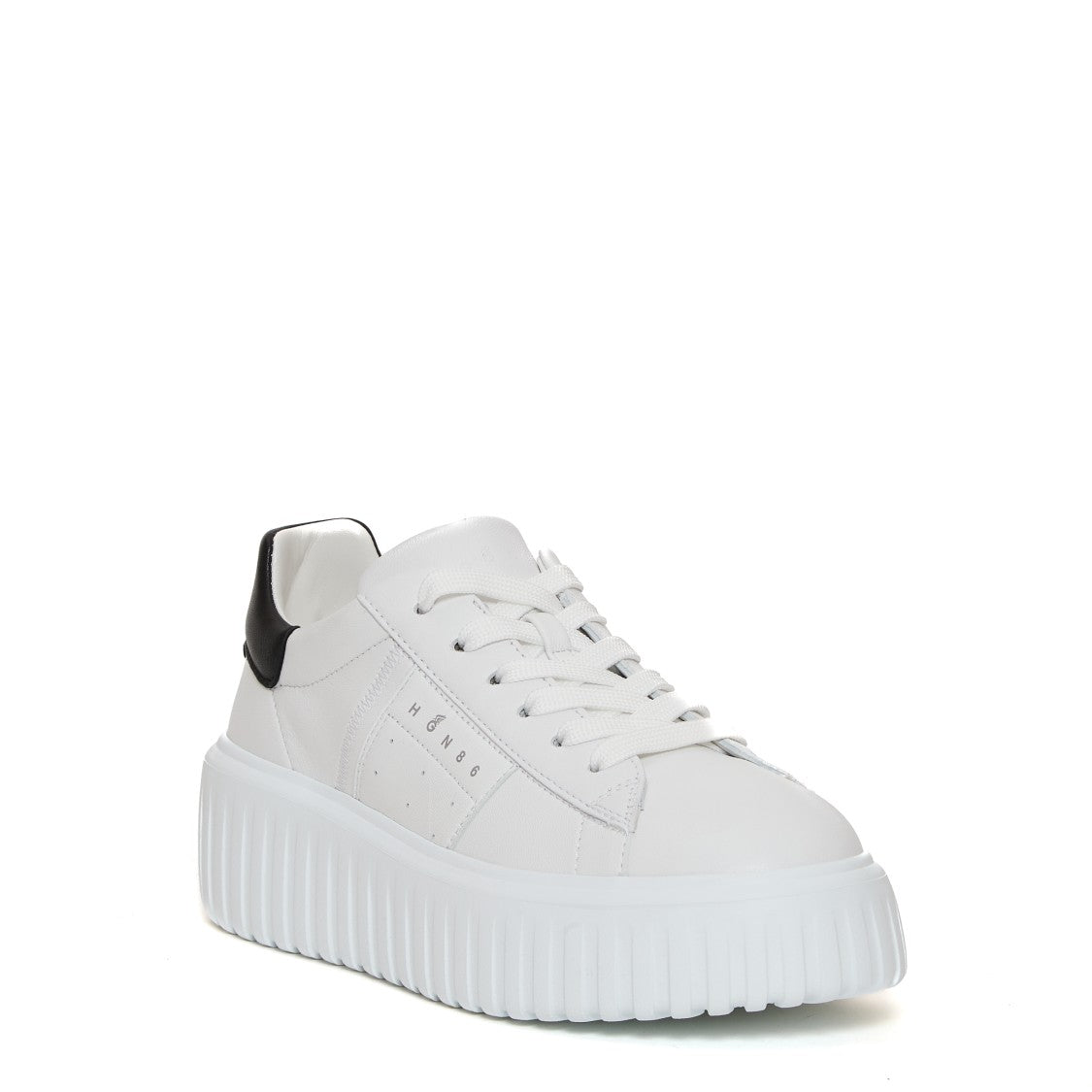 Hogan H Stripes White Nappa Sneakers