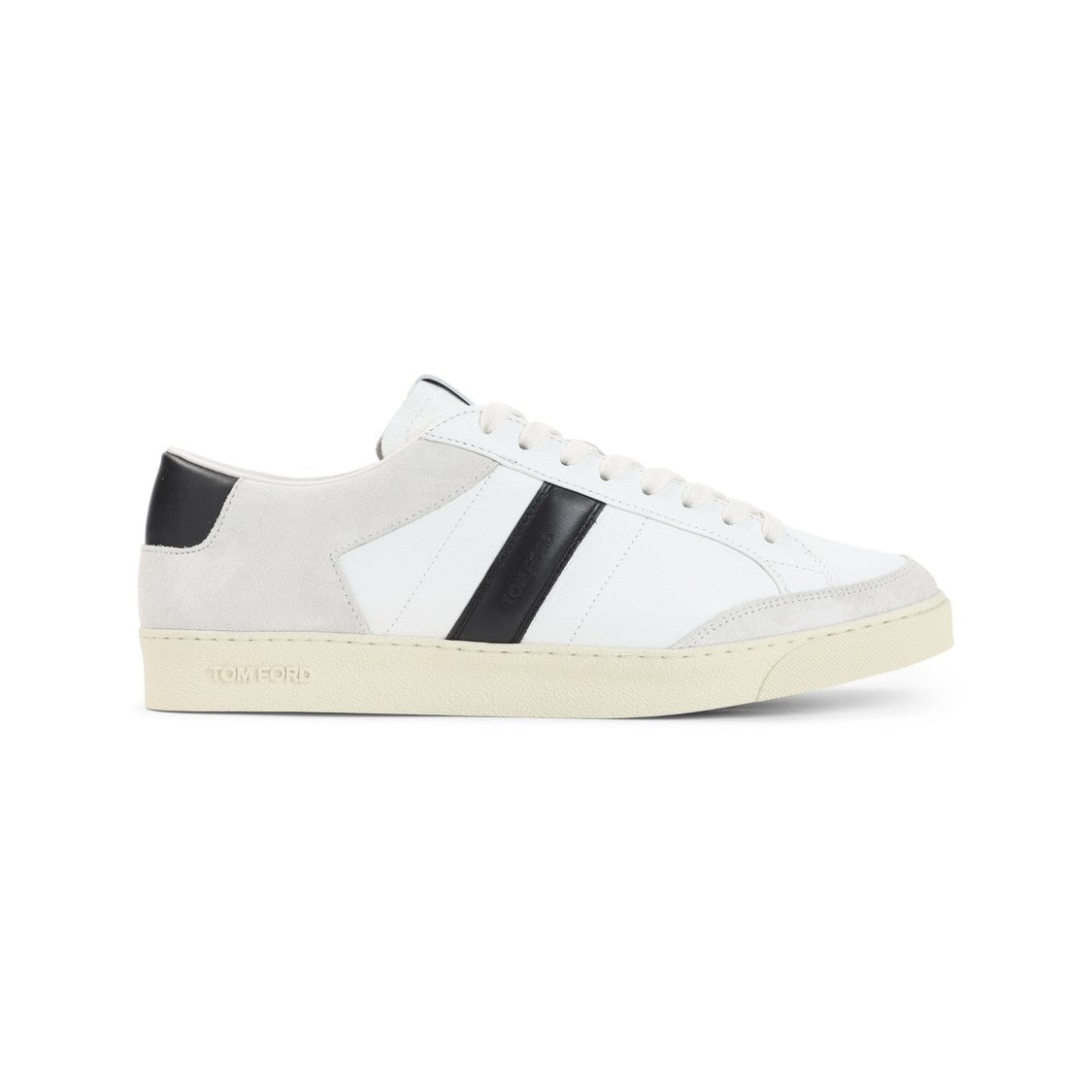Tom Ford Low-Top Sneakers With Grey Suede Accents