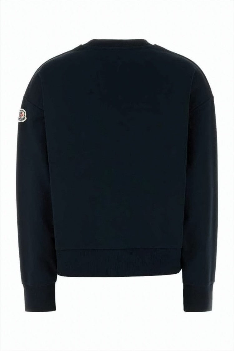 Moncler Cropped Long-Sleeve Top With Ribbed Cuffs