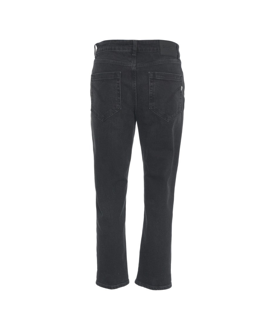 Dondup Koons Boyfriend Jeans With High Waist And Five-Pocket Design