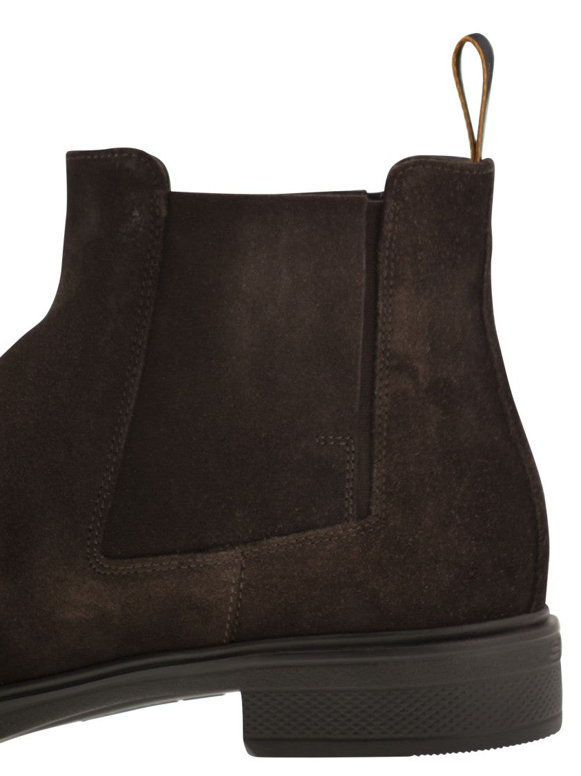 Santoni Easy Suede Ankle Boot