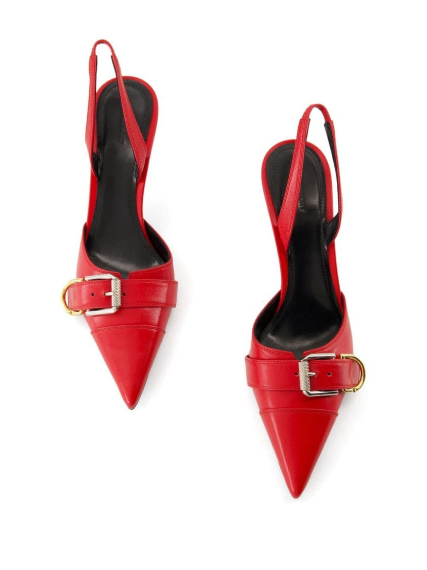 Givenchy Mid Heel Red Slingback Pumps