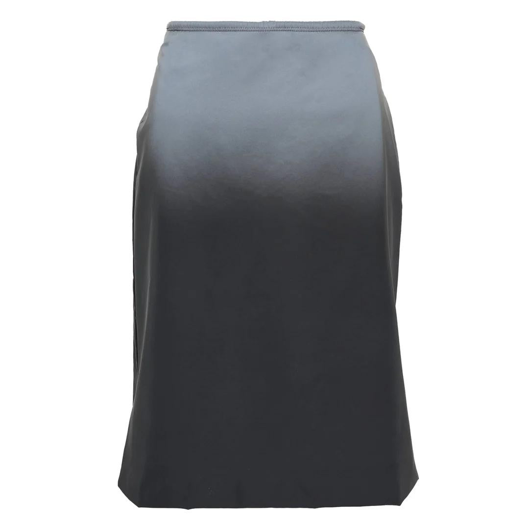 Alexander Wang Reflective Mid-Rise Midi Skirt