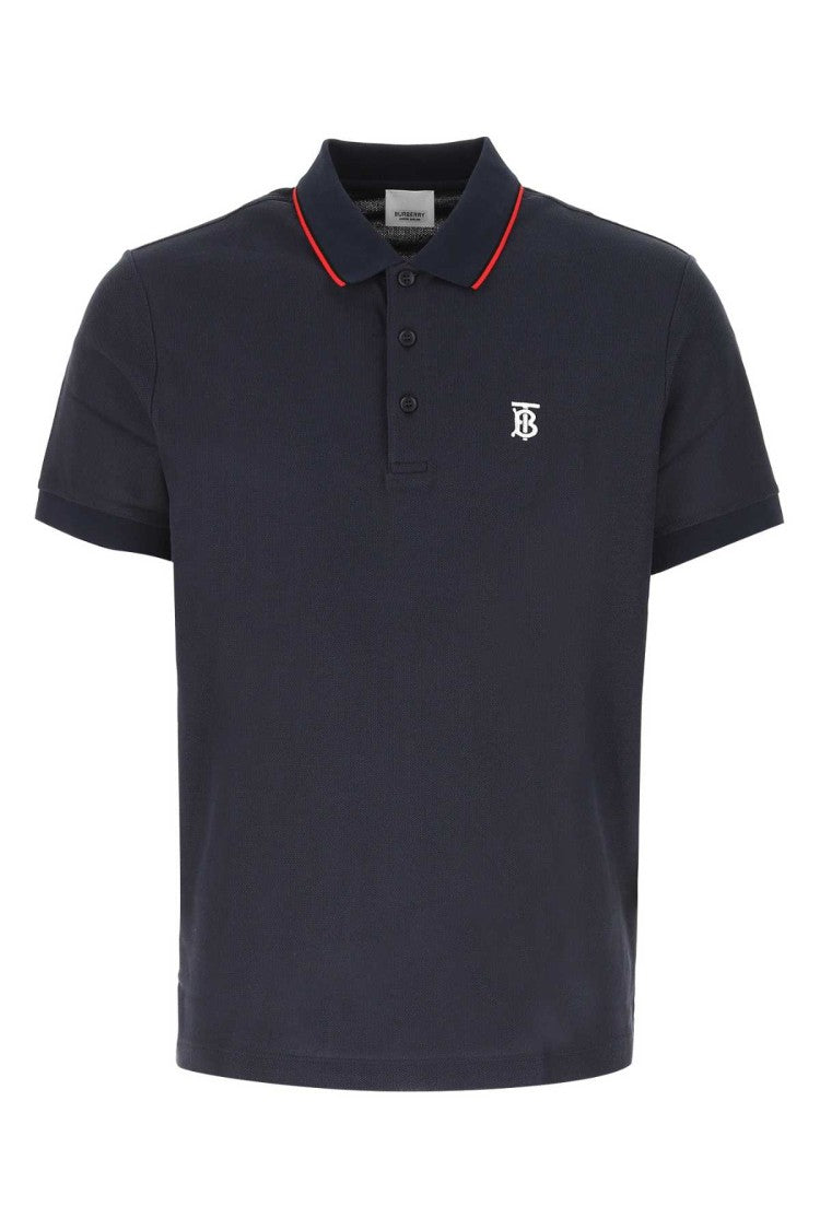 Burberry Navy Blue Piquet Polo