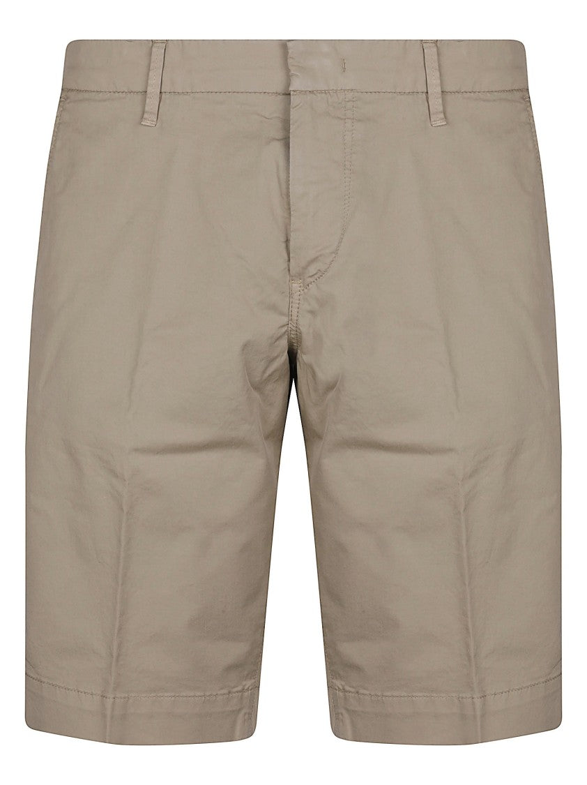 Fay Cotton Slim Fit Chino Shorts
