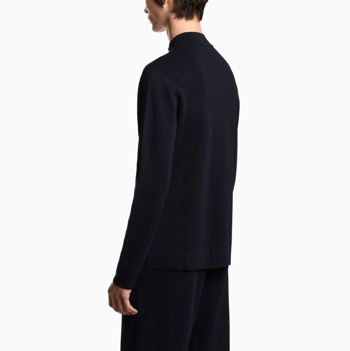 Emporio Armani Guru Collar Black Blazer