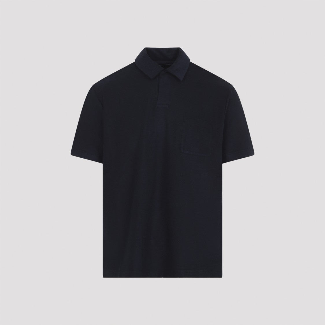 Ralph Lauren X Purple Label Short-Sleeved Polo Shirt In Cotton-Silk Blend