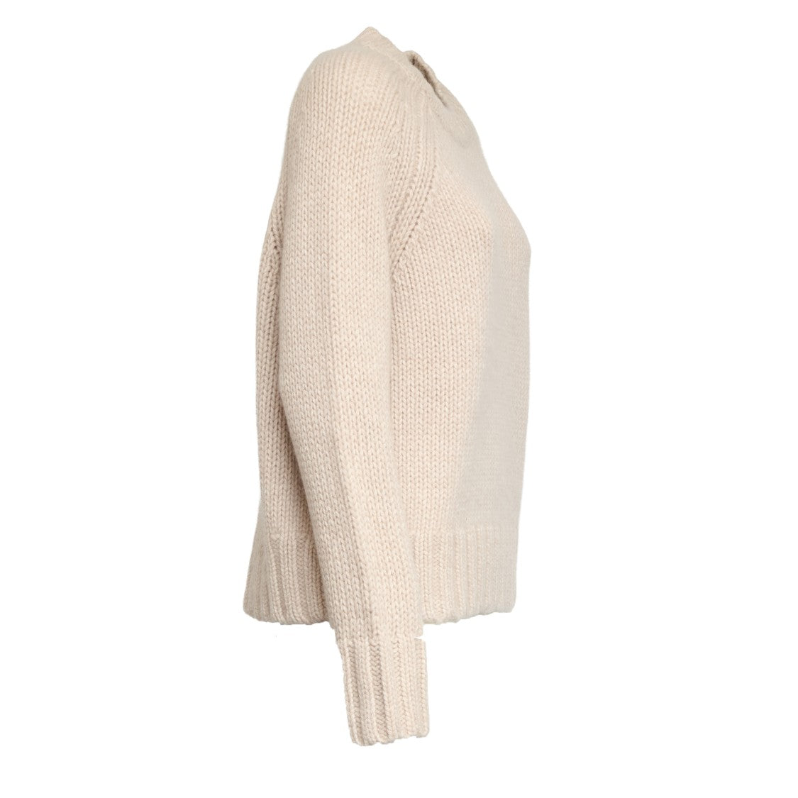 Allude Regular Fit Round Neck Sweater