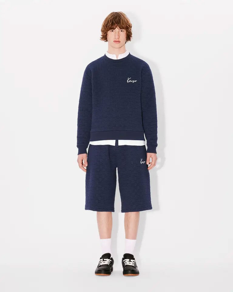 Kenzo Relief Jacquard Molleton Sweatshirt
