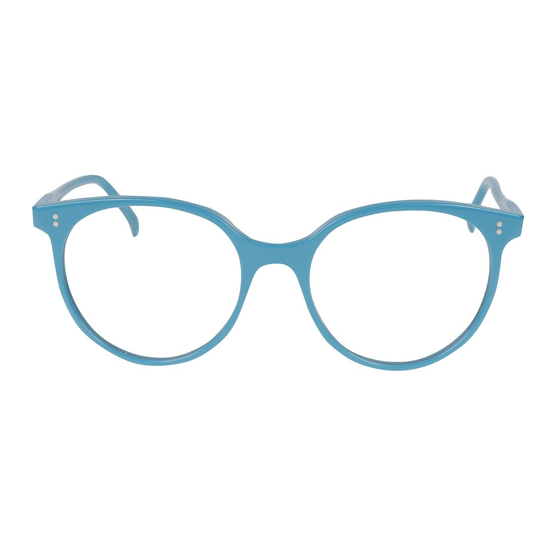 Kador Cynda/N-54 Rounded Frame Sunglasses With Metallic Accents