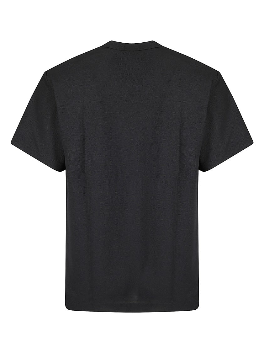 Comme Des Garçons Honeycomb Fabric Crew Neck T-Shirt