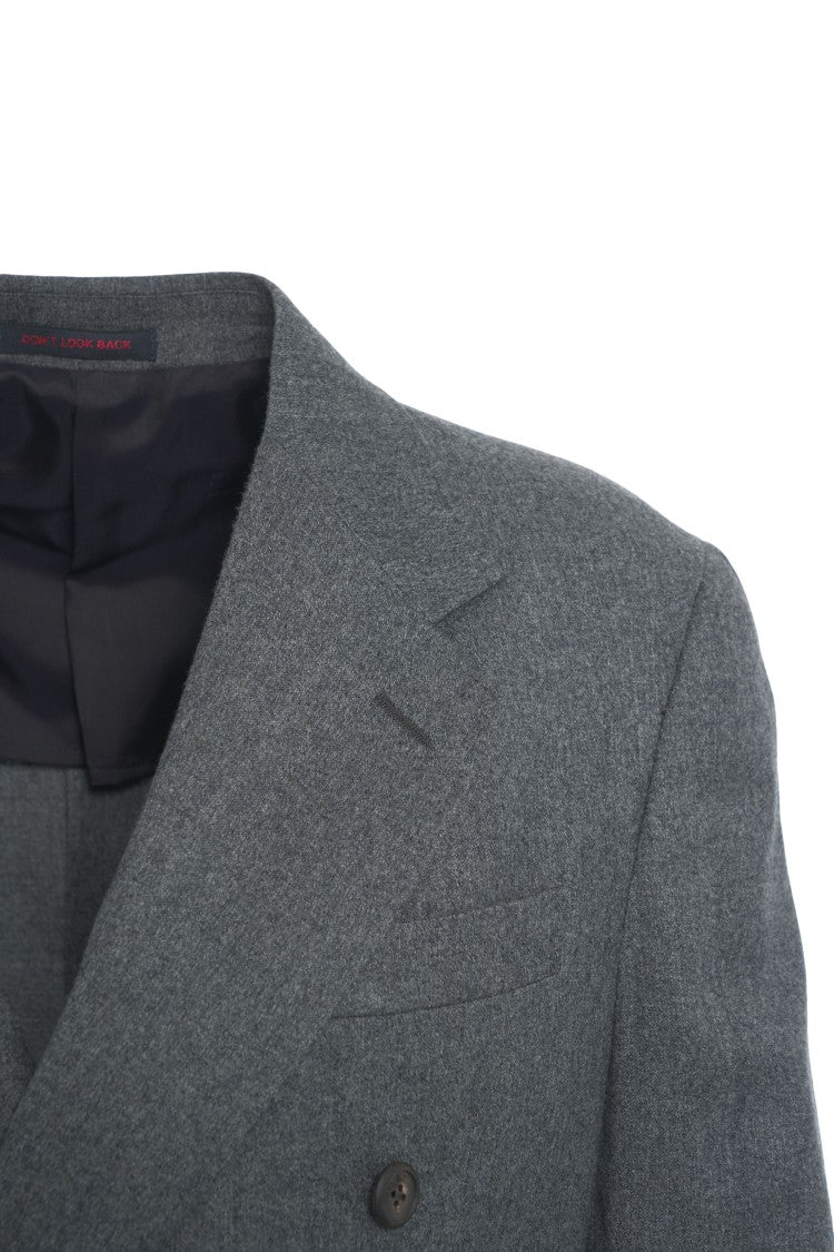 The Gigi Double-Breasted Blazer And Trousers Set With Mirror Lapels