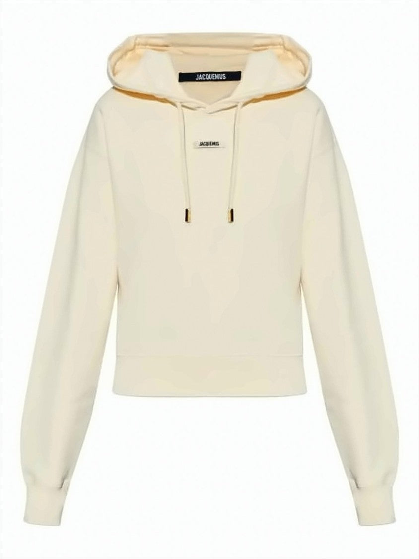Jacquemus Cropped Hoodie With Drawstring