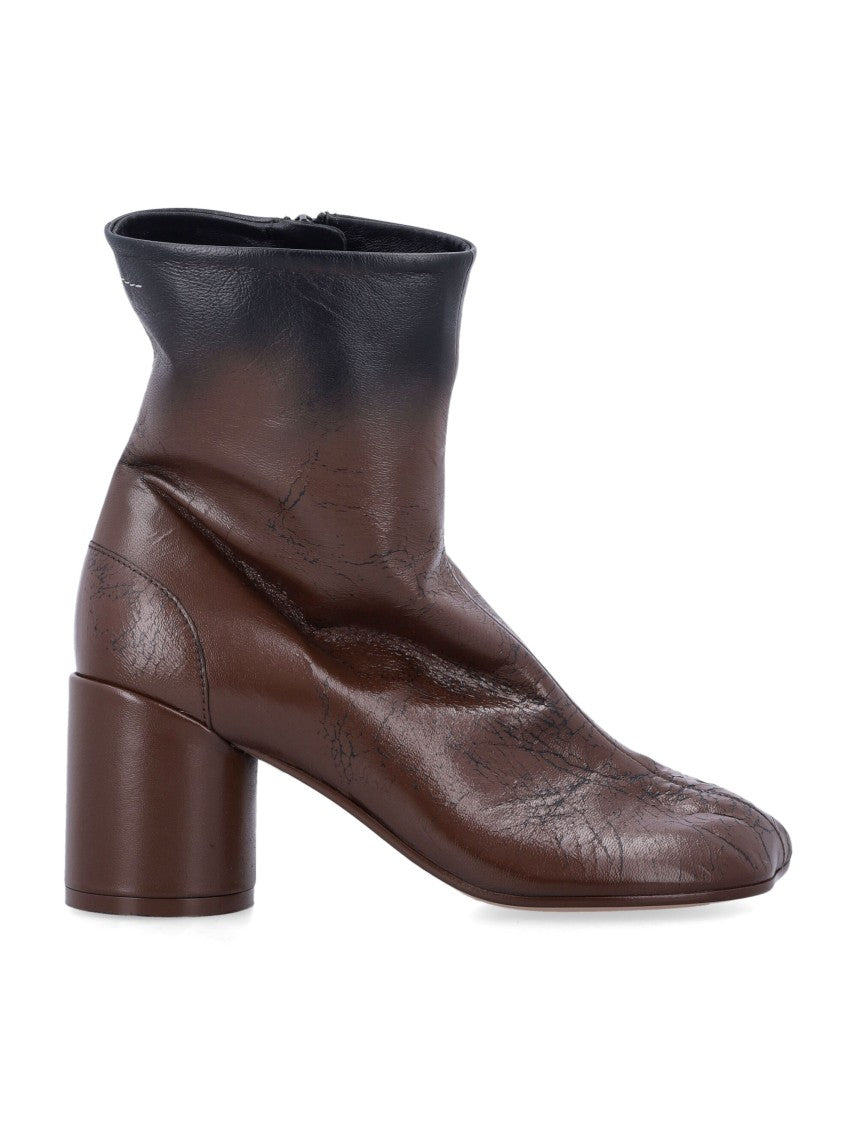 Mm6 By Maison Margiela Anatomic Leather Ankle Boots