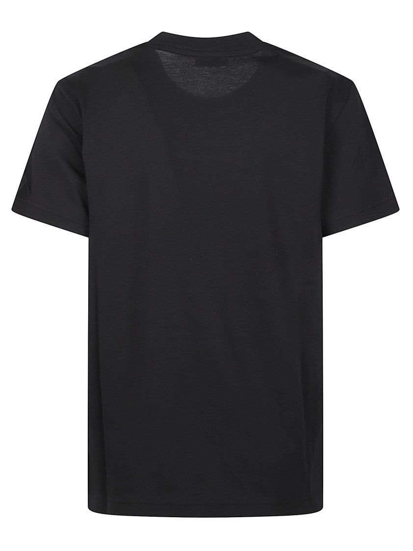 Moncler Classic Crewneck Prominent Logo Cotton T-Shirt