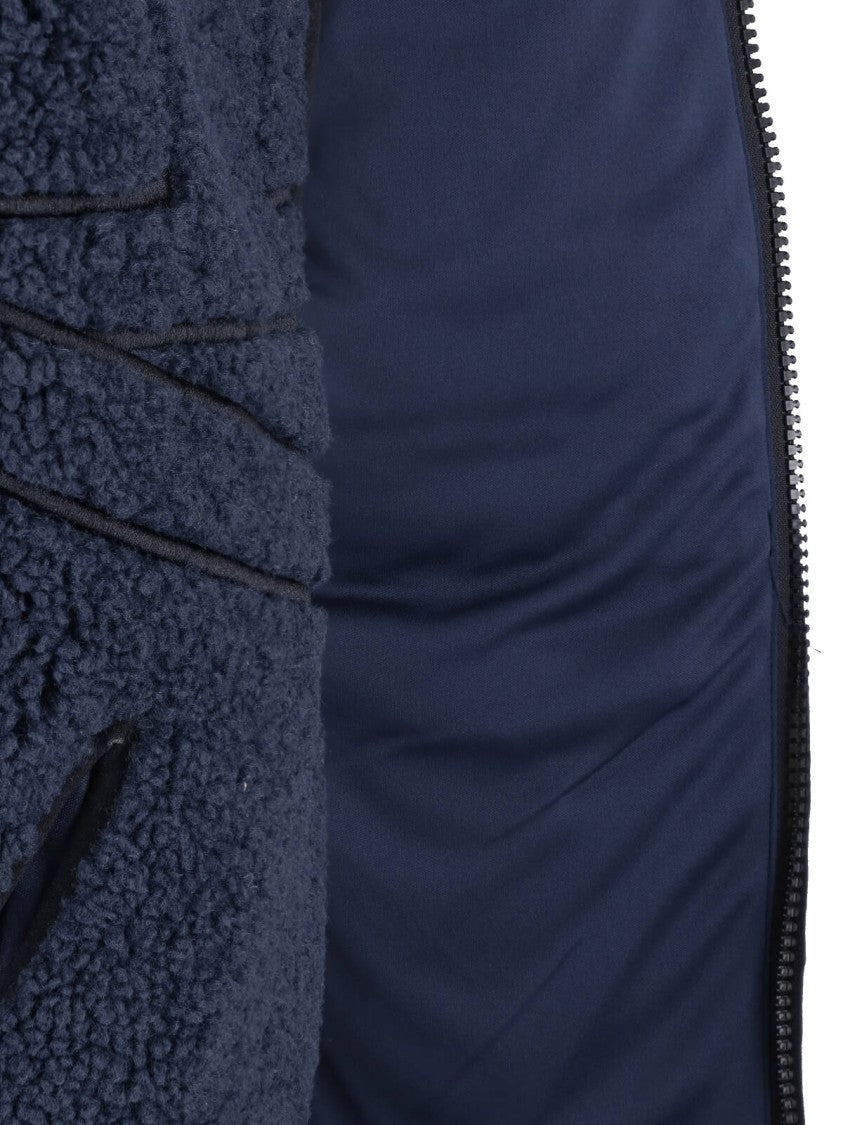 Diesel Blue S-Zat Teddy Hooded Zip Sweatshirt