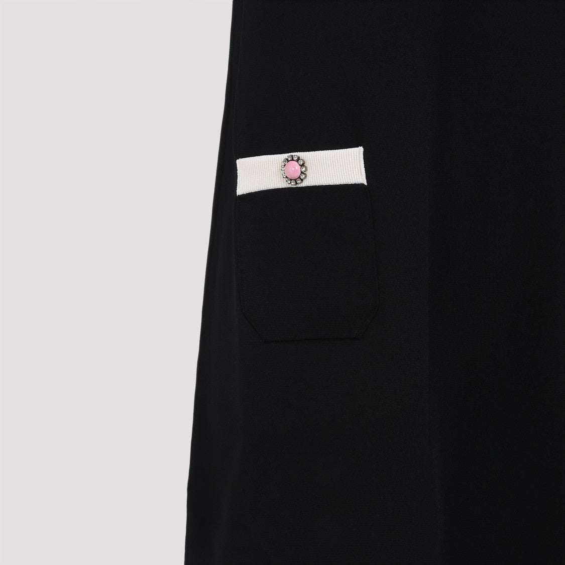 Valentino Black Short Sleeves Dress