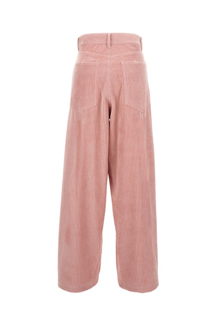 Jejia Wide Leg Corduroy Trousers With Classic Five-Pocket Design