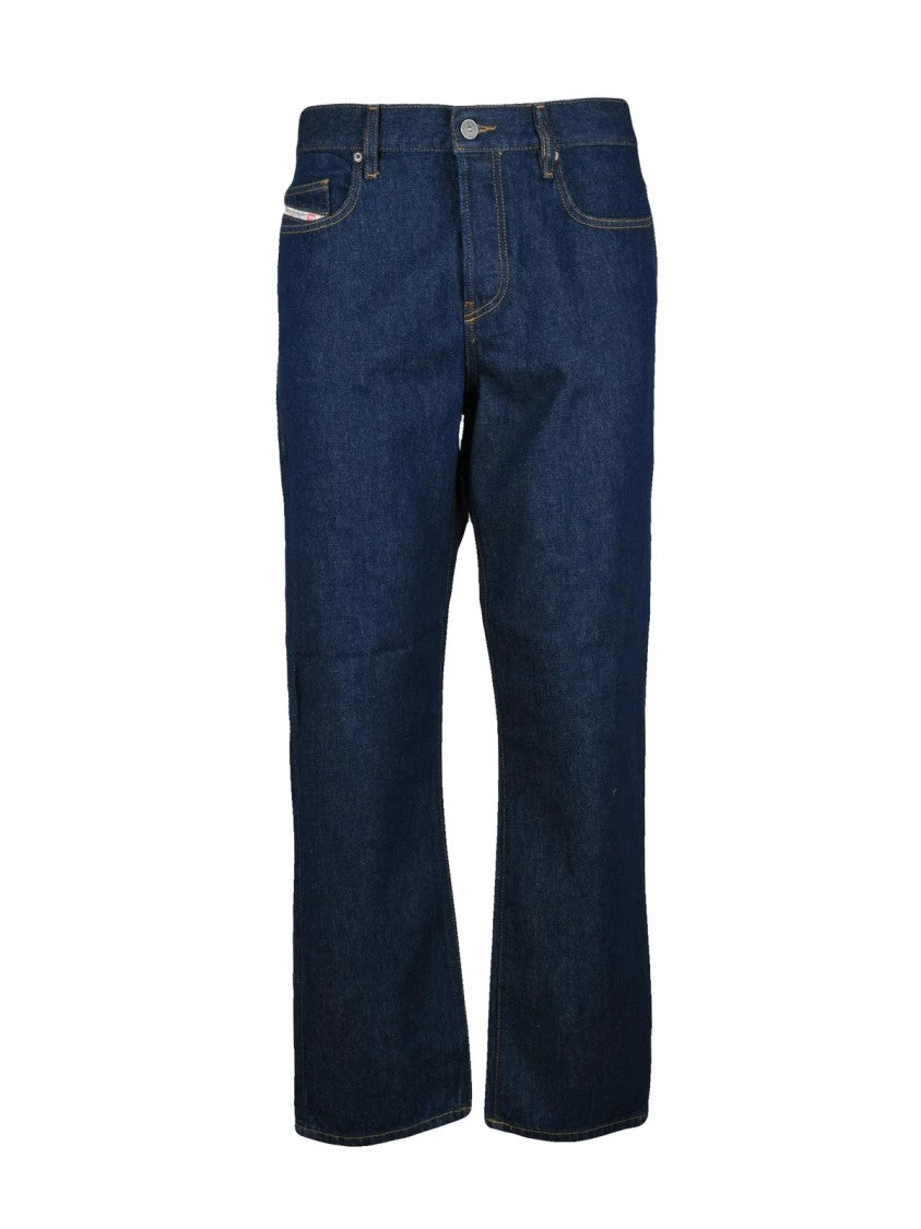 Diesel Blue Cotton Regular Jeans