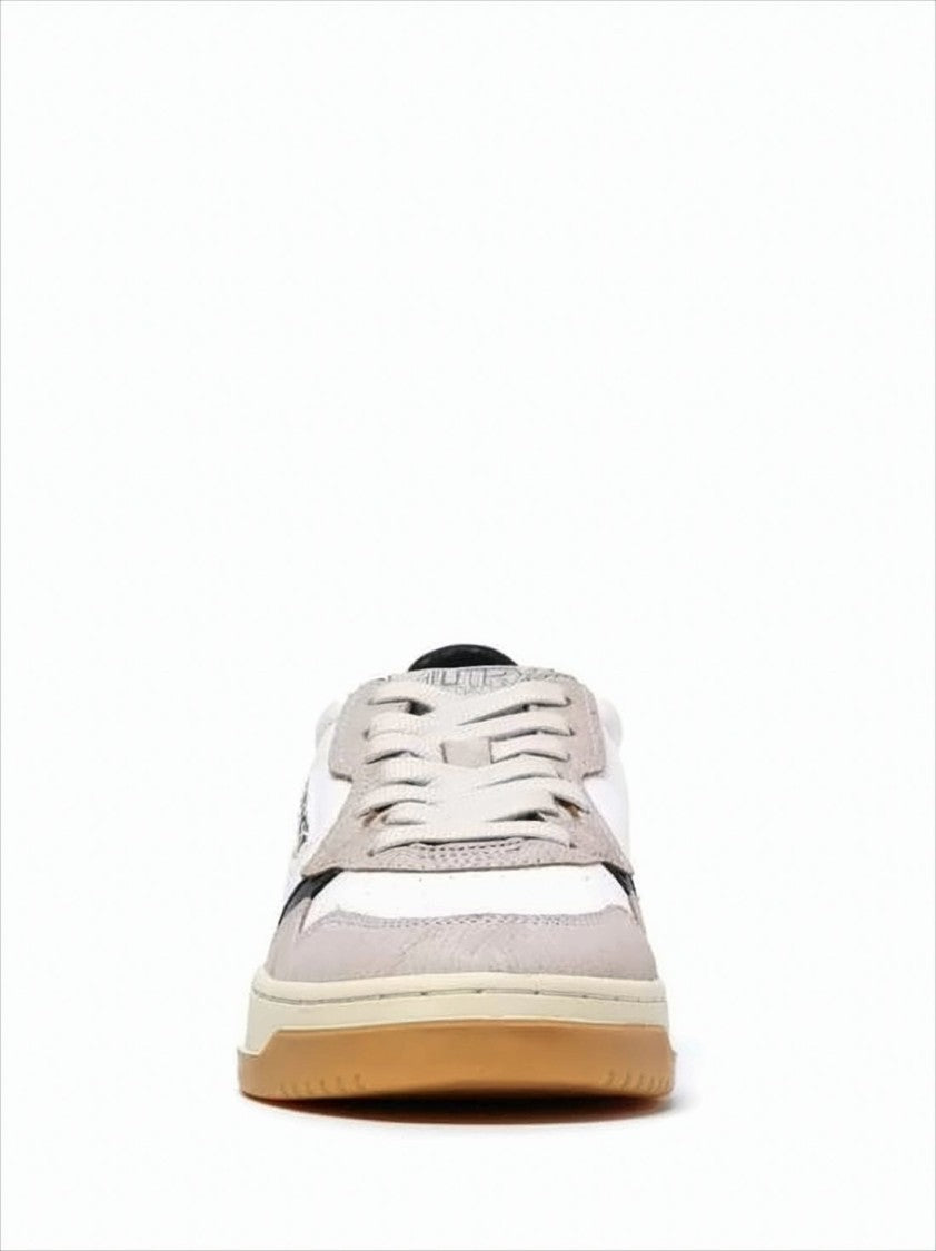 Autry Low-Top Sneakers With Leather And Suede Panels