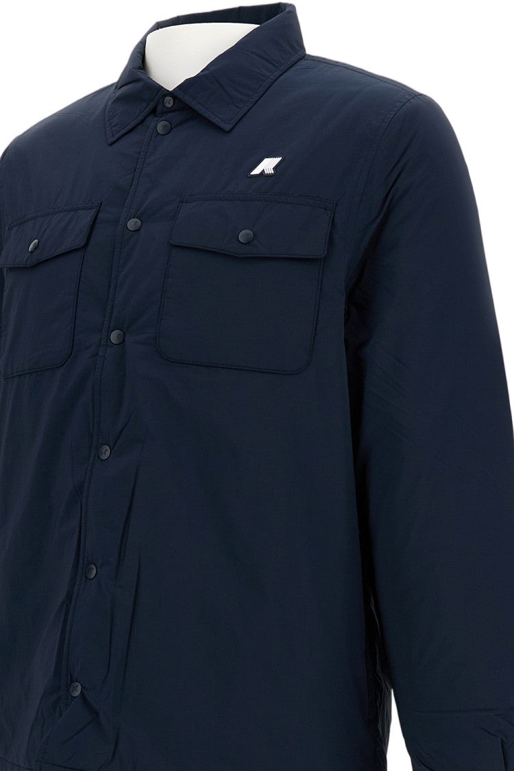 K-Way Blue Umbert Nylon Shirt