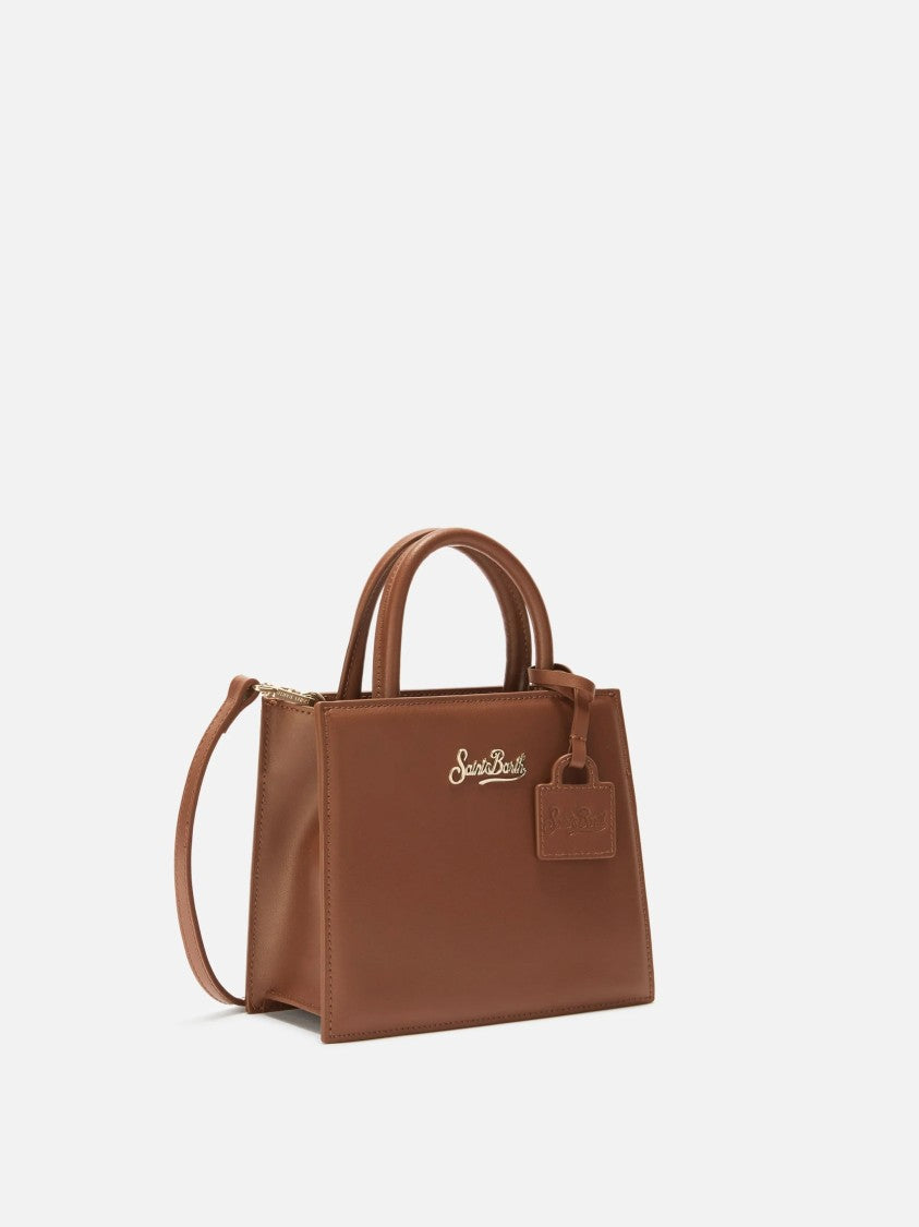 Mc2 Saint Barth Mini Structured Shop Bag With Detachable Strap