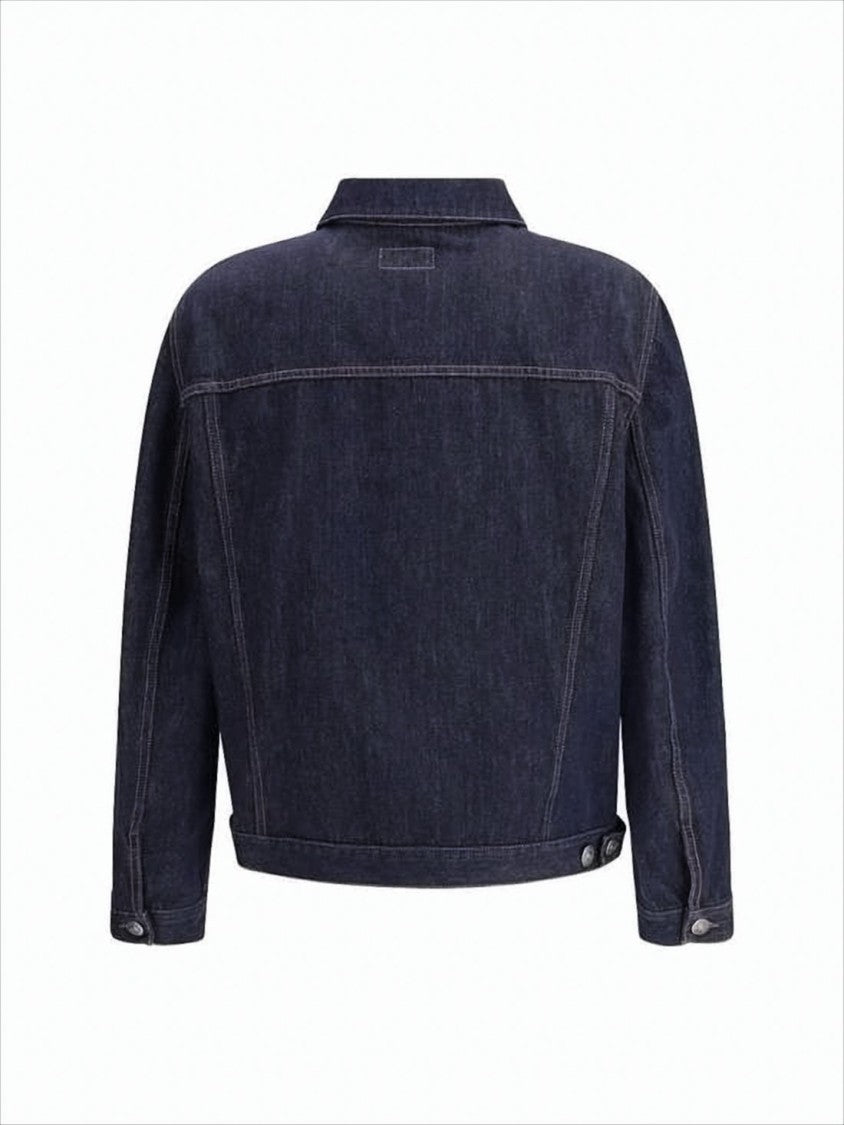 Brunello Cucinelli Deep Indigo Wash Denim Jacket