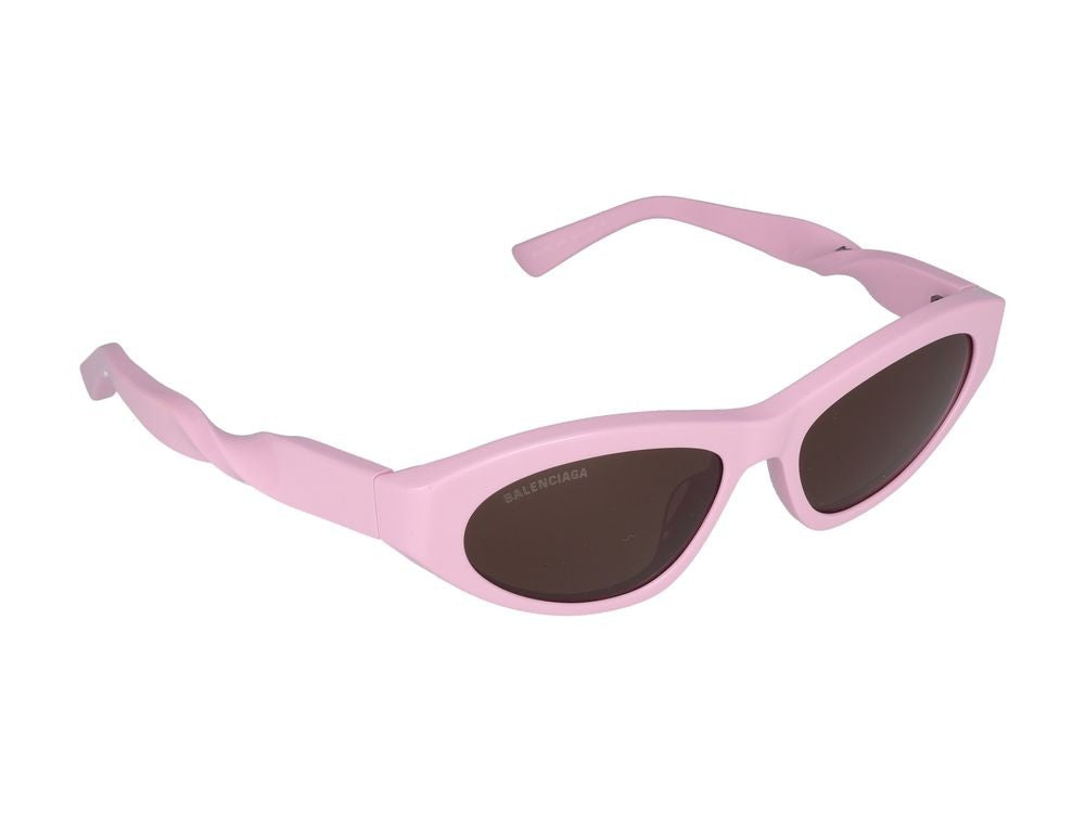 Balenciaga Sunglasses Bb0207s 004 Pink Pink Brown 54/17/140