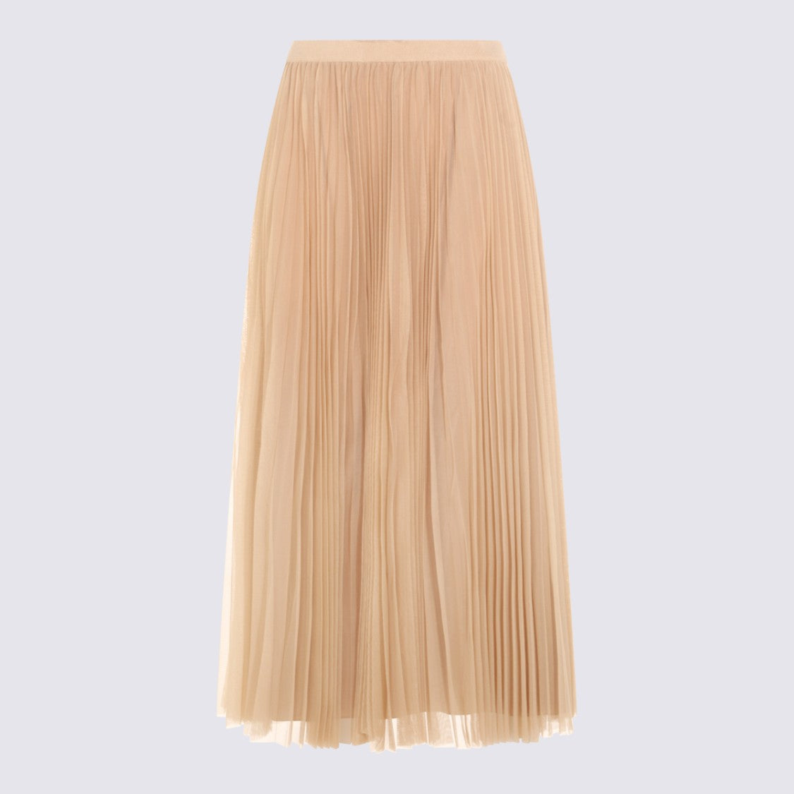 Fabiana Filippi Beige High-Waisted Maxi Skirt
