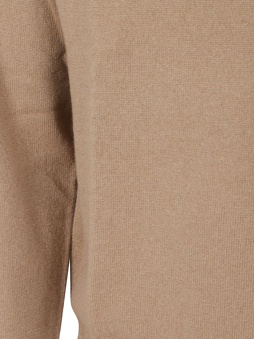 Herno Cashmere Knit Sweater With Classic Crew Neckline