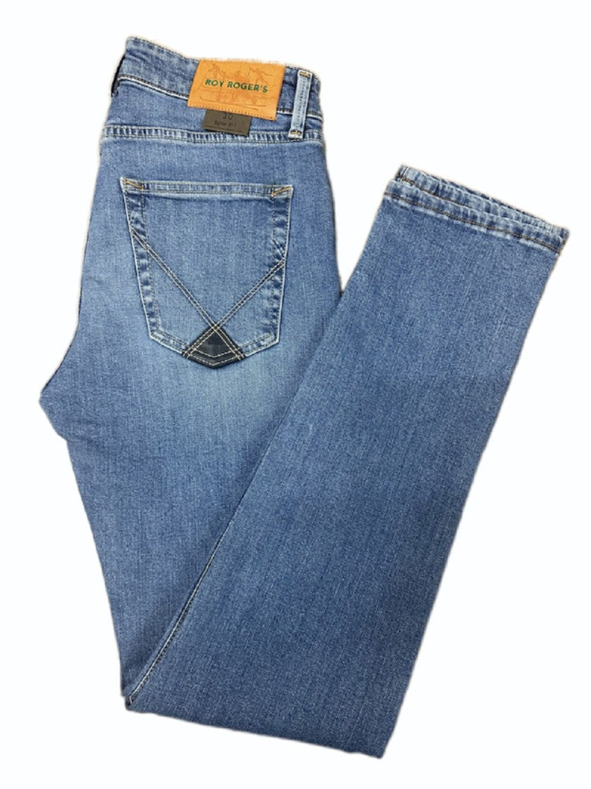 Roy Rogers Slim Fit Vintage Stone Wash Tassel