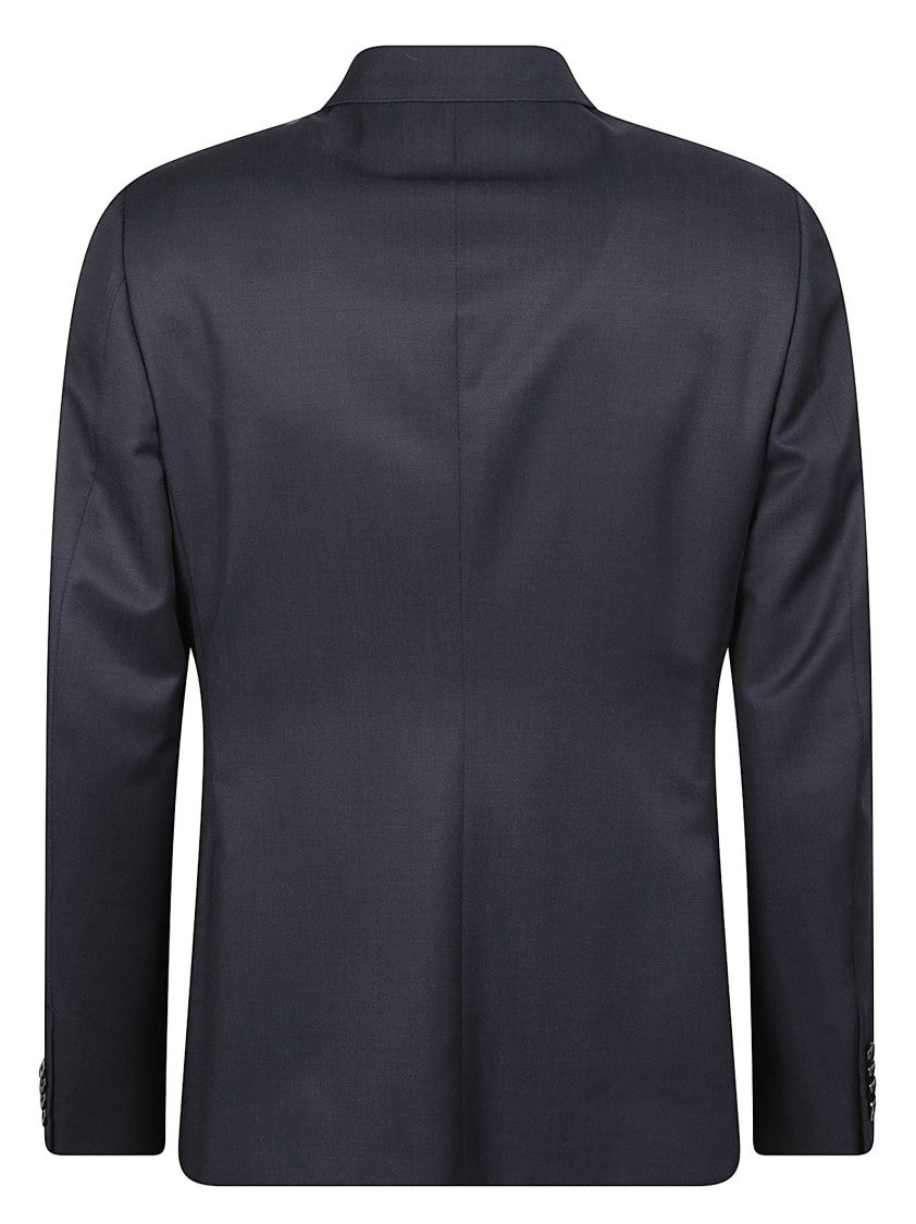 Zegna Lux Tailoring Single-Breasted Blue Wool Suit
