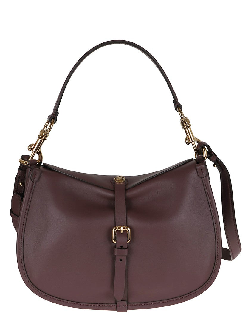 Etro Crescent-Shaped Calf Leather Shoulder Bag