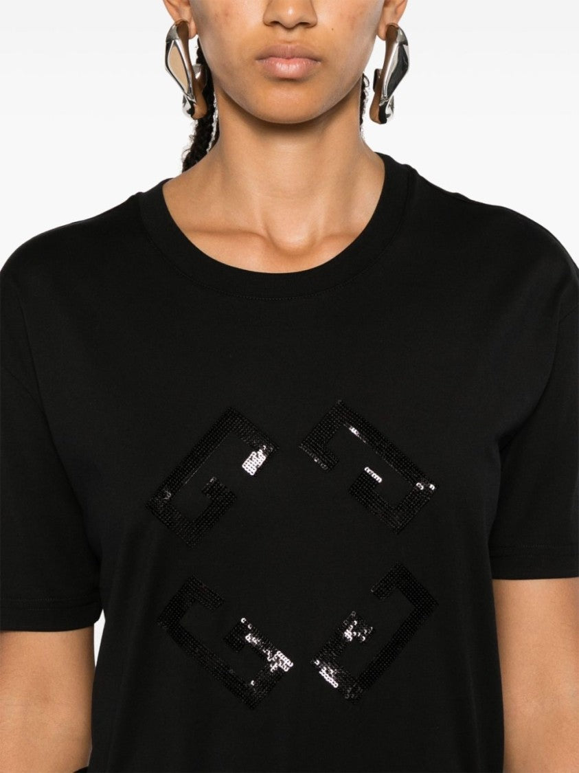Givenchy Lightweight Black Cotton Jersey Top