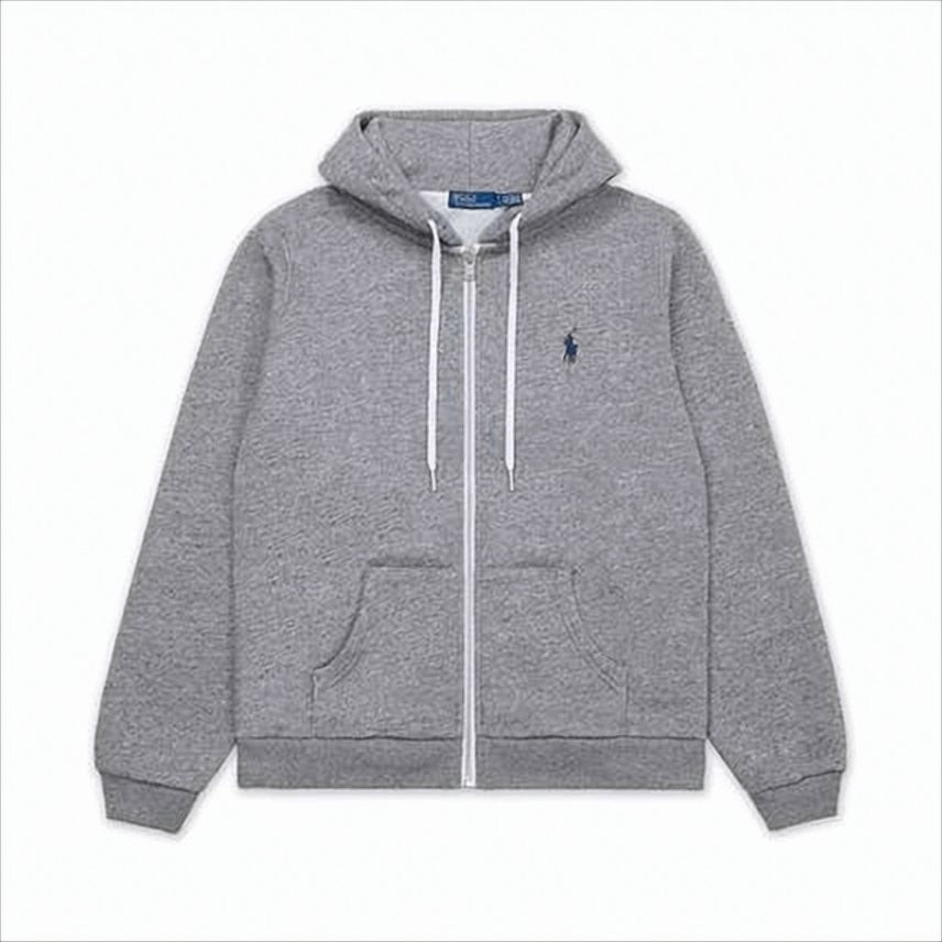 Polo Ralph Lauren Soft-Fabric Zip-Up Hoodie With Drawstring Hood