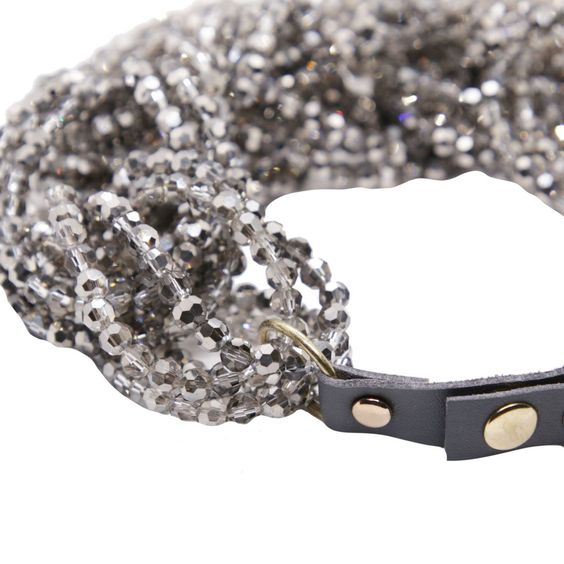 Antonelli Firenze Multi-Strand Translucent Bead Necklace With Gold Accents