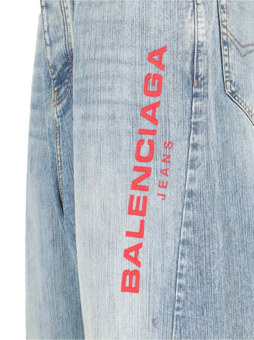 Balenciaga Baggy Jeans – Light Blue