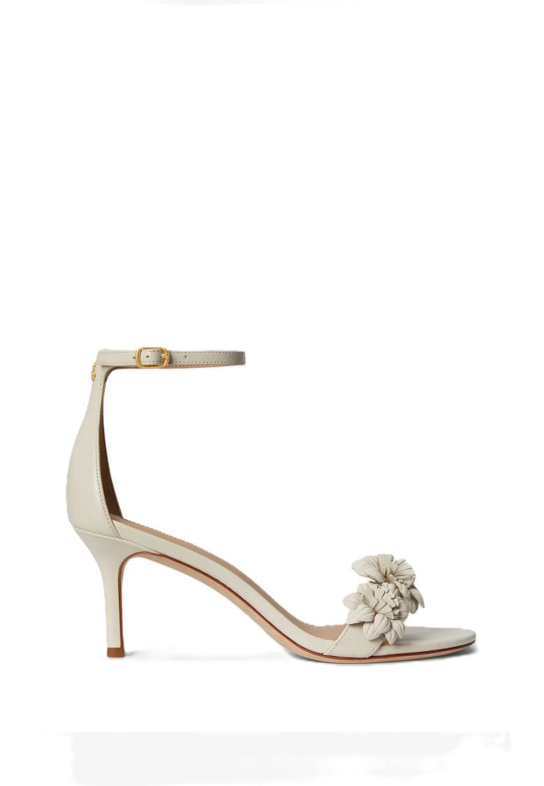 Lauren Ralph Lauren Intricately Appliquéd Sandal With Slim Ankle Strap