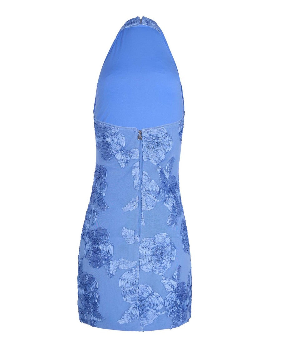 Rotate Hydrangea Beaded Halterneck Dress