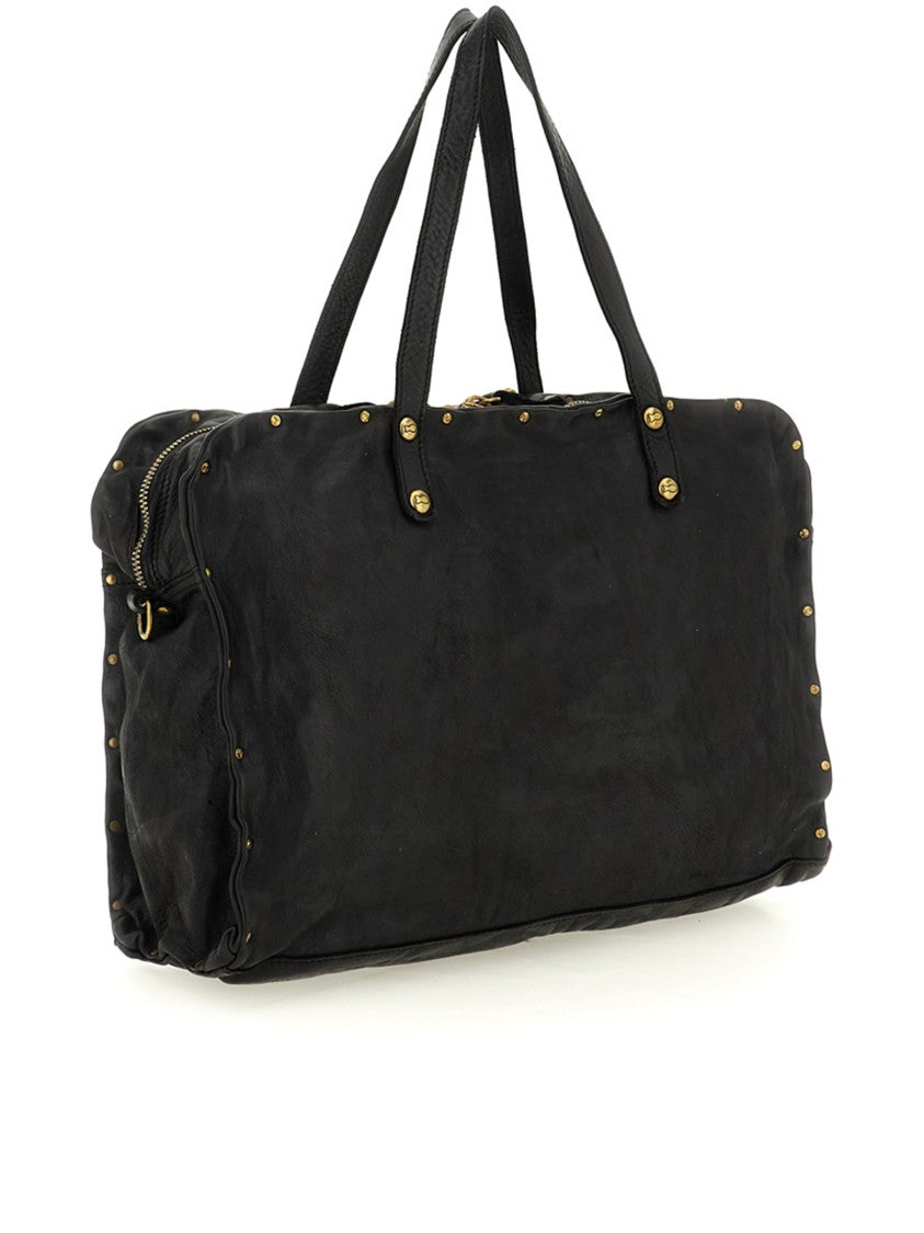 Campomaggi Clelia Large Rectangular Studded Tote Bag
