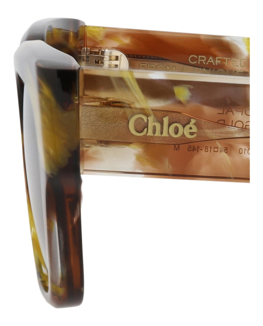 Chloé Square-Frame Recycled Acetate Sunglasses